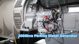 โซลูชันเครื่องกำเนิดไฟฟ้าดีเซล Perkins ขนาด 2,000kva