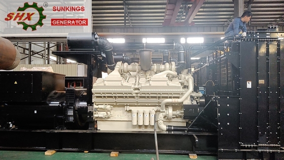 ซื้อ เครื่องกำเนิดไฟฟ้าแรงสูงดีเซล 2MW 4.16kv Cummins Genset online manufacture
