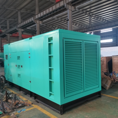 ซื้อ เครื่องกำเนิดไฟฟ้าดีเซลคัมมินส์ 1,000kva ชุดเครื่องกำเนิดไฟฟ้าแบบกันเสียง 800 กิโลวัตต์ online manufacture