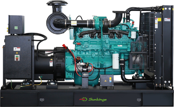 ซื้อ ประสิทธิภาพเชื้อเพลิง เครื่องผลิตดีเซลชนิดเปิด 300KVA เครื่องยนต์ Cummins online manufacture