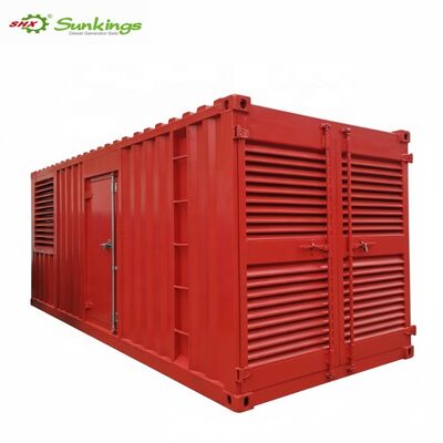 ซื้อ ชุดเครื่องกำเนิดไฟฟ้าดีเซลแบบตู้คอนเทนเนอร์ 40HQ ขนาด 1500KVA/1200KW สถานีไฟฟ้าที่ดีที่สุด เครื่องกำเนิดไฟฟ้าพร้อมตัวเลือก ATS online manufacture