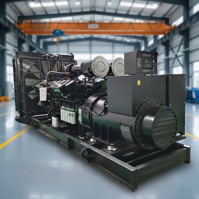 ซื้อ เครื่องกำเนิดไฟฟ้าดีเซล Cummins KTA38-G9 แบบเปิด 600kw 800kw 1000kw 1250kva พร้อมเครื่องกำเนิดไฟฟ้าสามเฟสสำหรับโรงไฟฟ้า online manufacture
