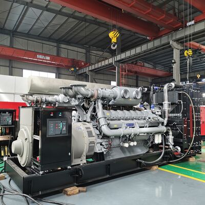 ซื้อ เครื่องกำเนิดไฟฟ้าดีเซล Perkins ระบายความร้อนด้วยน้ำ แบบเปิด ขนาด 1000kva 500kw 1000kw 1500kw เครื่องกำเนิดไฟฟ้าดีเซล 3 เฟส online manufacture