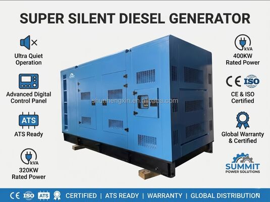 ซื้อ perkins 400kva 500kva เครื่องกําเนิดดีเซลแบบเงียบ เครื่องกําเนิดสแตมฟอร์ด อัลเตอร์เนเตอร์กับ 24V DC Electric Start ATS สําหรับขาย online manufacture