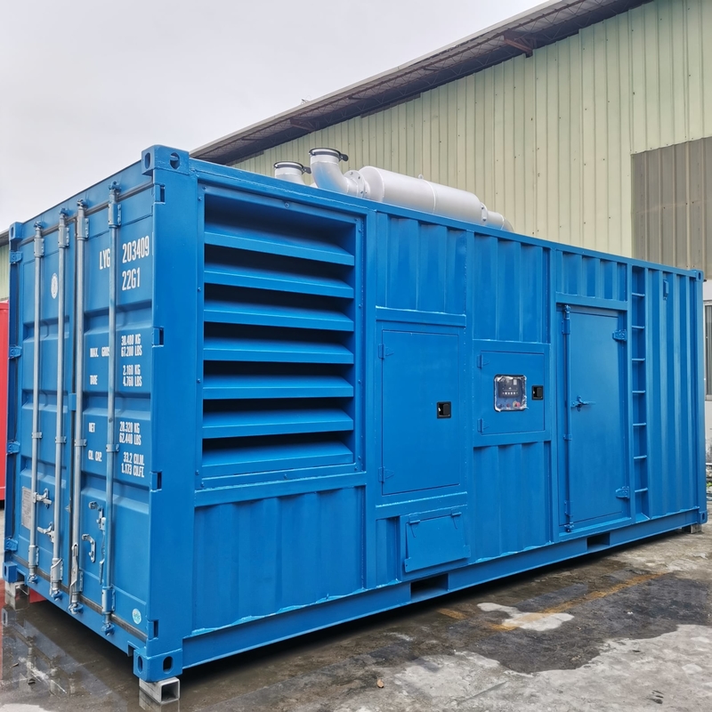 Containerized 2500kva 2000kw Diesel Generator With Cummins Engine