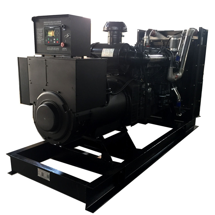 ISO 300 Kilowatt Skid Mounted Generator Set 375kva Shangchai Diesel Generator