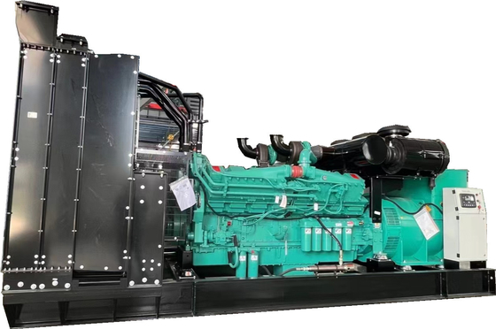 1800rpm Mega Silent Generator 1000kva เครื่องยนต์ดีเซลคัมมินส์ OEM