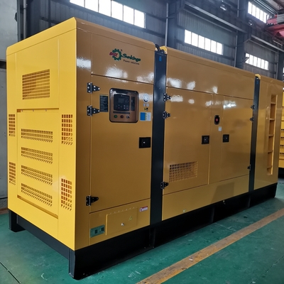 500kva Cummins เครื่องกำเนิดไฟฟ้าดีเซลชุด SHX 400kw 3 เฟสเครื่องกำเนิดไฟฟ้า