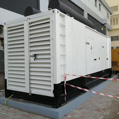 เครื่องกำเนิดไฟฟ้าดีเซลขนาดใหญ่ 2300L 1MW เครื่องกำเนิดไฟฟ้าดีเซล 1000kw 85db