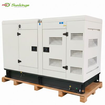 เครื่องกำเนิดไฟฟ้าดีเซล Stamford ATS 100kva สามเฟส 80kw กำลังไฟ 24V DC สตาร์ทไฟฟ้า เสียงเงียบ ขนาดกะทัดรัด