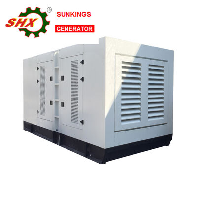เครื่องกำเนิดไฟฟ้าดีเซลแบบเงียบเก็บเสียง / 400-1000kw พร้อม ATS และแผงควบคุม LCD ของ Stamford Alternator - ผู้จำหน่ายในประเทศจีน