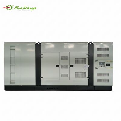 ชุดเครื่องกำเนิดไฟฟ้าดีเซลเงียบ 1000KW สำหรับสำรองไฟฟ้าสามเฟสพร้อมตัวเลือก ATS