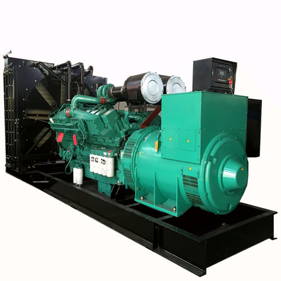 เครื่องกำเนิดไฟฟ้าดีเซลไฟฟ้า TUV 1250kva 1000 กิโลวัตต์ 3 เฟสเครื่องกำเนิดไฟฟ้าสแตนด์บาย