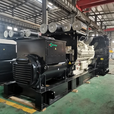 เครื่องกำเนิดไฟฟ้าดีเซลขนาด 60Hz 2000kw 2500 Kva ชุดเครื่องกำเนิดไฟฟ้าแรงสูง