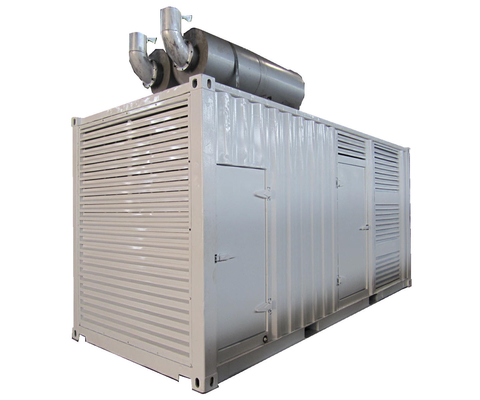 เครื่องกำเนิดไฟฟ้าดีเซลขนาด 1,000 กิโลวัตต์คอนเทนเนอร์ Cummins Engine Stamford Dg Set