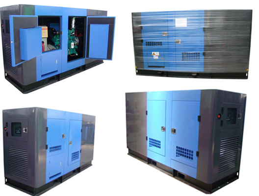 เครื่องกำเนิดไฟฟ้าแรงสูงแบบกันเสียงของโรงแรม 200kw Cummins 250kva Genset