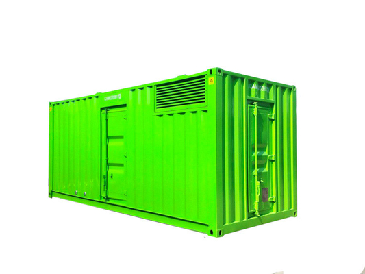 เครื่องกําเนิดไฟฟ้า 75dB เริ่มเครื่องเย็นน้ํา ไดเซล พร้อมการควบคุมความกระชับกําลัง ± 1%